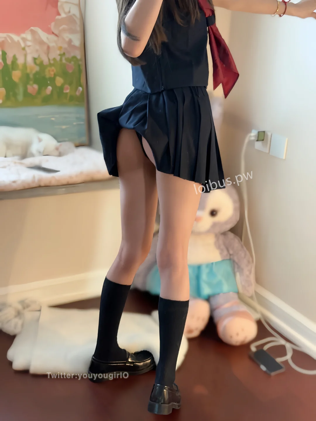 neko酱 - 少女JK [38P,3V-317MB] tg@simisebaisi 【丝足阁】018.webp